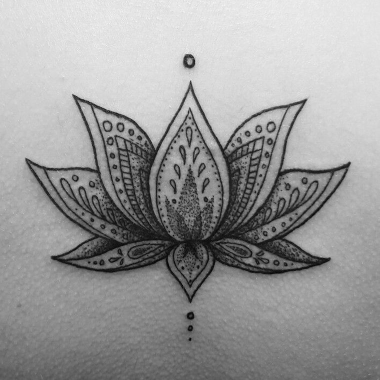 tattoo flower meaning-lotus-idea