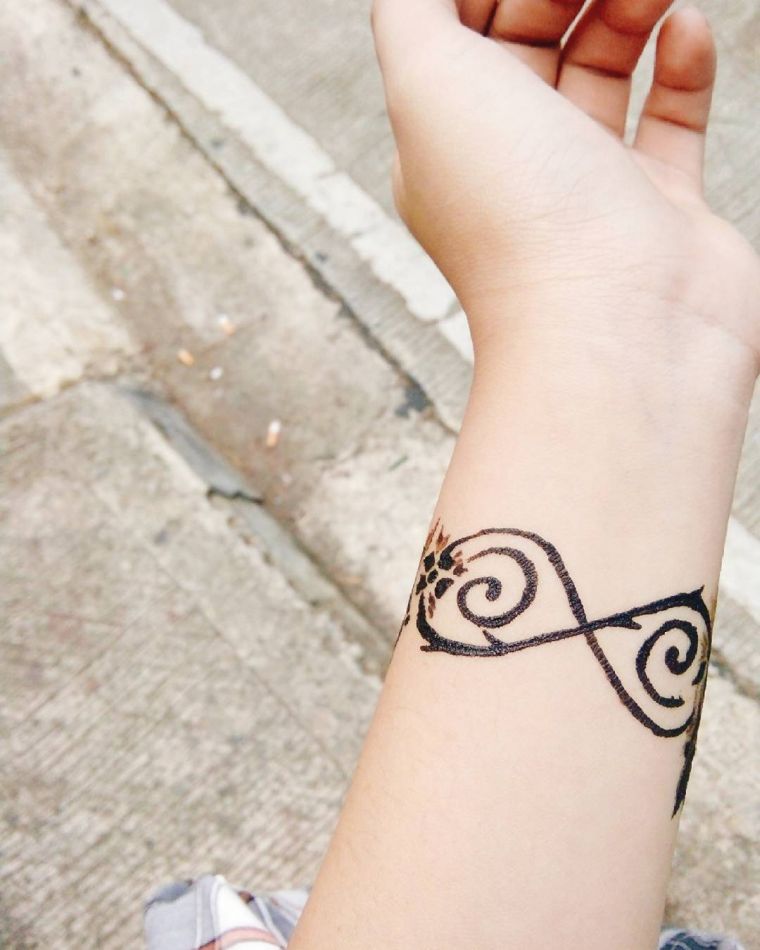 infinity tattoo wrist-woman-meaning