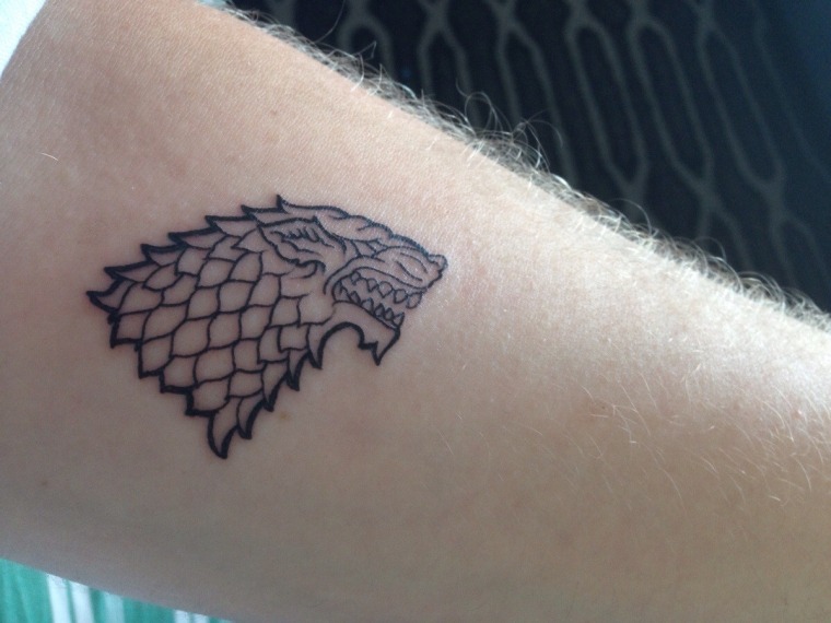 tattoo wolf idea game of thrones