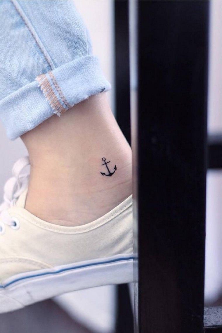 tattoo anklet tattoo anchor