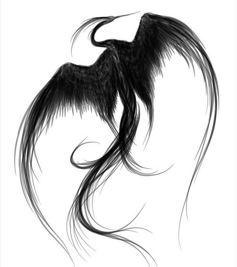 tattoo-phoenix-drawing-black-ideas-bird tattoo