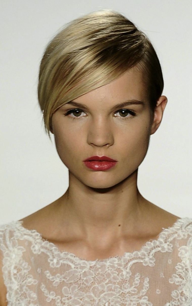 trend hairstyle woman 2015 short hair blonde