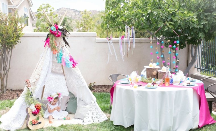 indian hut tipi child outdoor deco garden