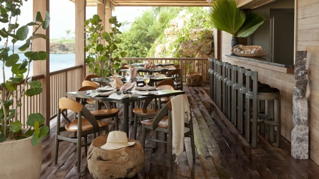 terrace balcony wood decoration