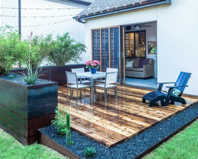 design wooden terrace