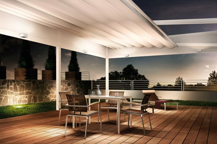 terrace design wood pergola corradi