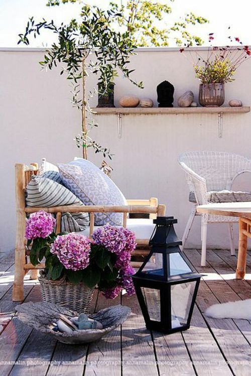 terrace deco flowers