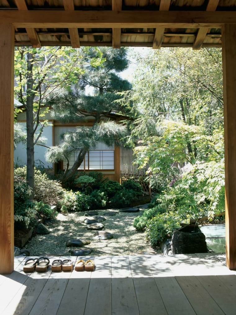 Japanese style garden