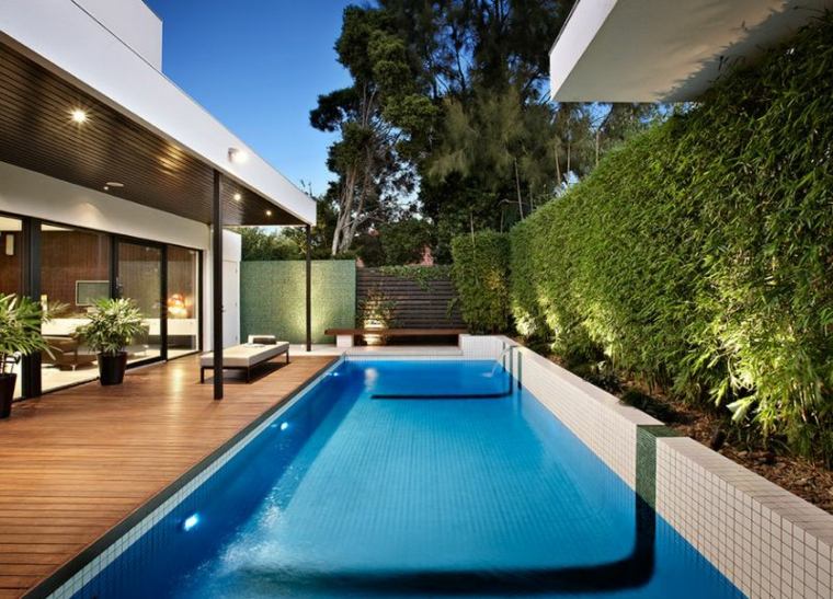 terrace decking wood-pool-lighting-outdoor-led