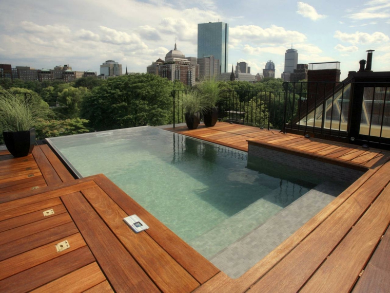 terrace modern deco roof pools