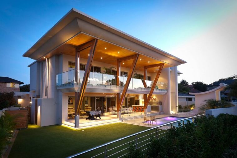 terrace-floor-house-modern-glazed bay