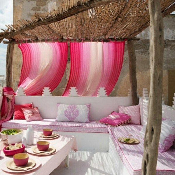 exotic pink terrace