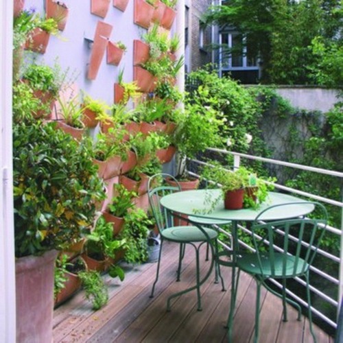 terrace garden deco idea