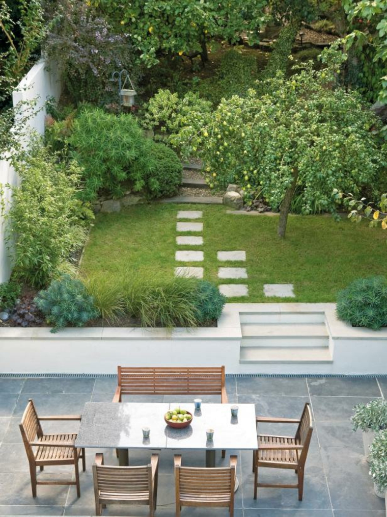 outdoor garden terrace modern living room