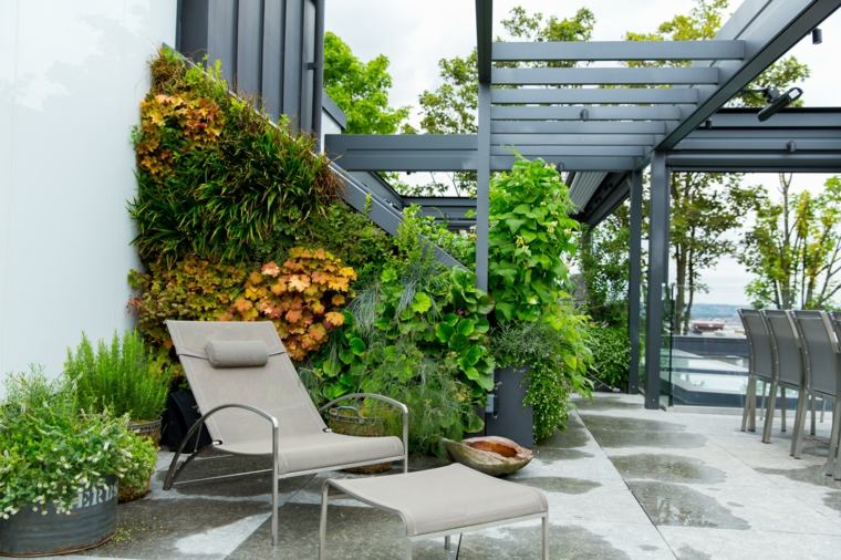 terrace garden decoration trend outside