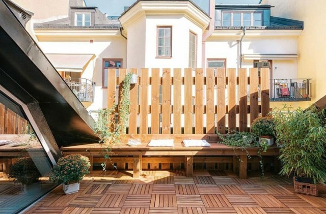 terrasse loft ideer træplanter