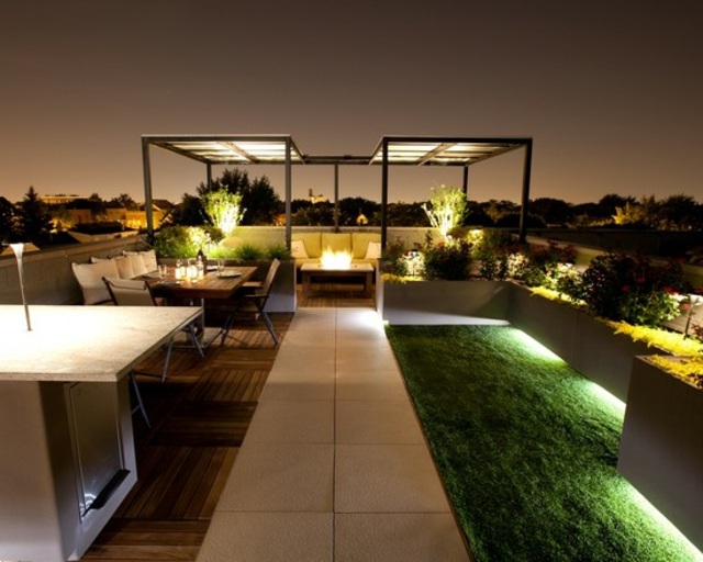 modern terrace decoration design