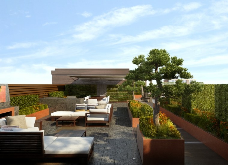 roof terrace design idea