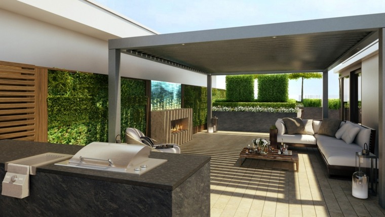 pergola roof terrace