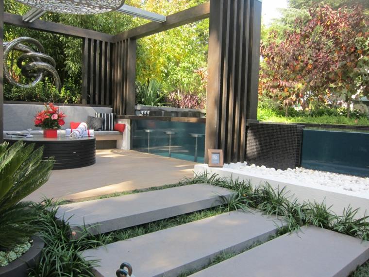 contemporary garden landscaping idea