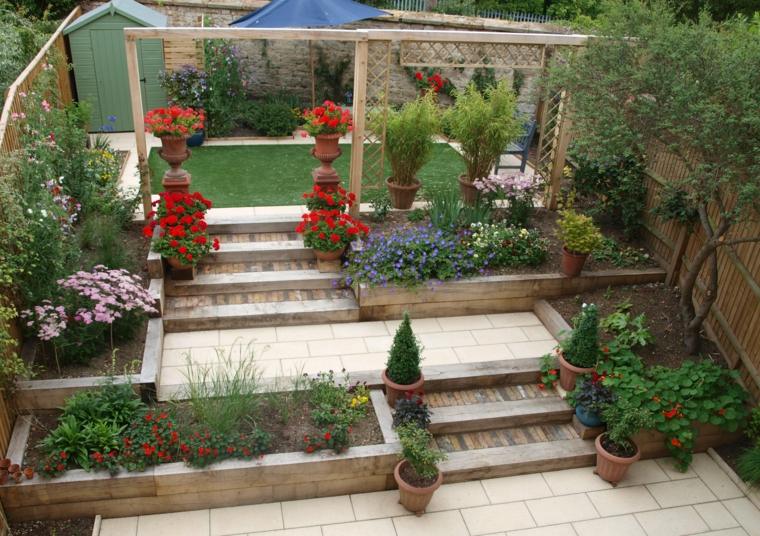 earth moving modern garden idea