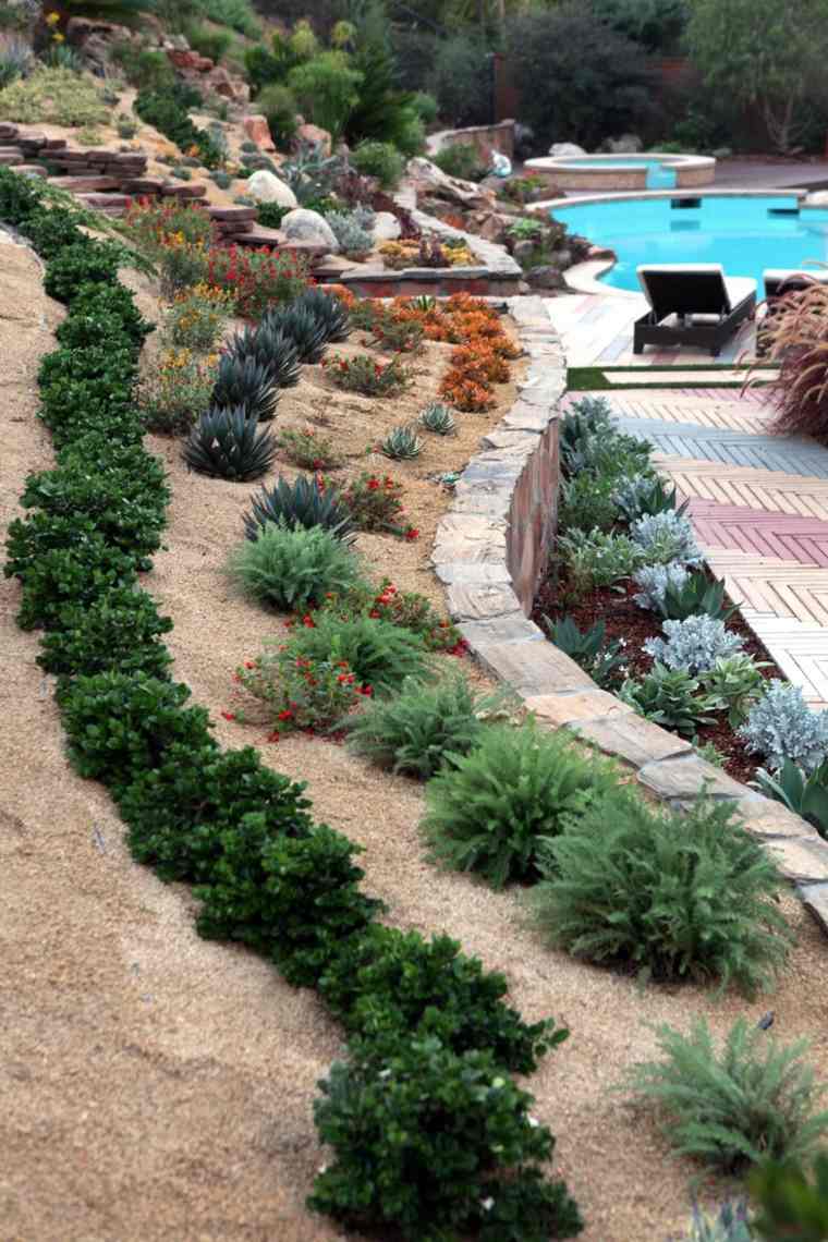 earth moving garden pool idea