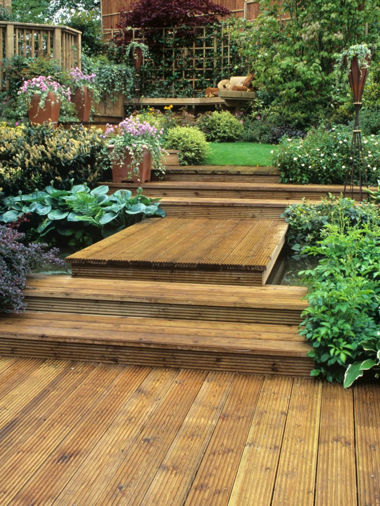 earth moving garden wooden platforms