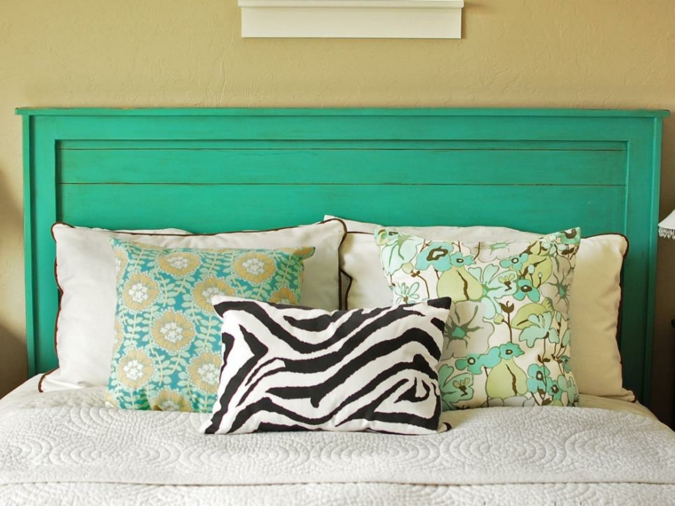 headboard wood diy idea cushions rooms decorate