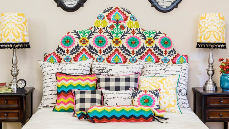 headboard sewing idea deco bedroom style bohemian chic