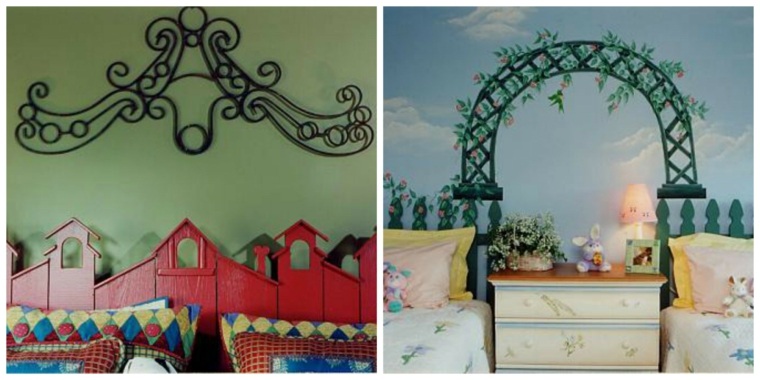 child's bedroom idea headboard