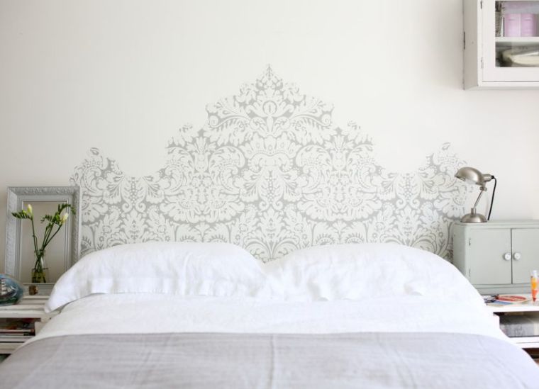 original headboard to do it yourself wall paper