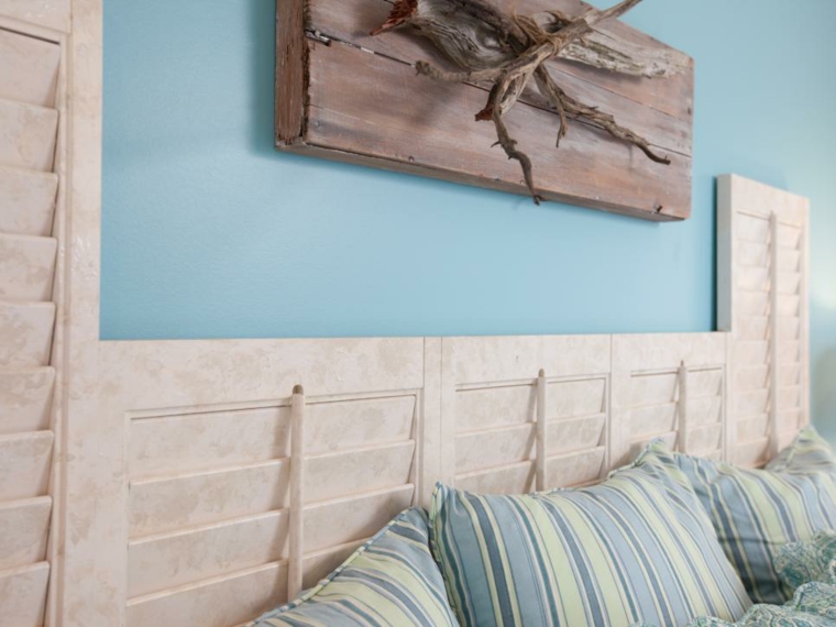 how to make a headboard wood wall blue deco wood idea bedroom