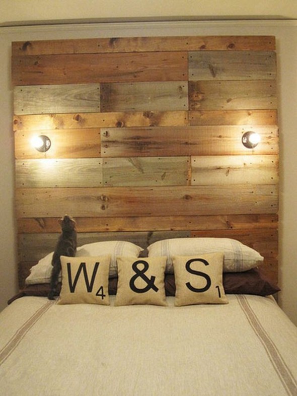 headboard design DIY paller inventar