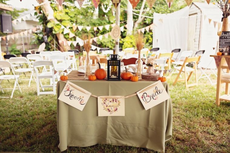 themes wedding outdoor decor autumn