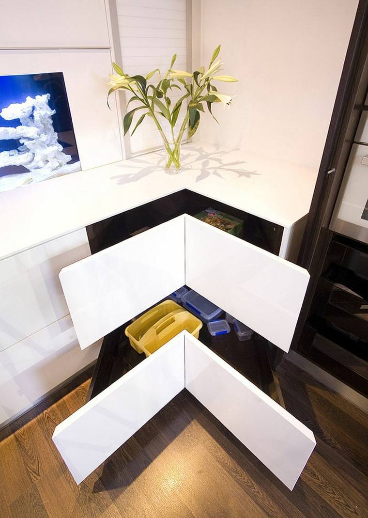 modernt kök design möbler lådor idé trä