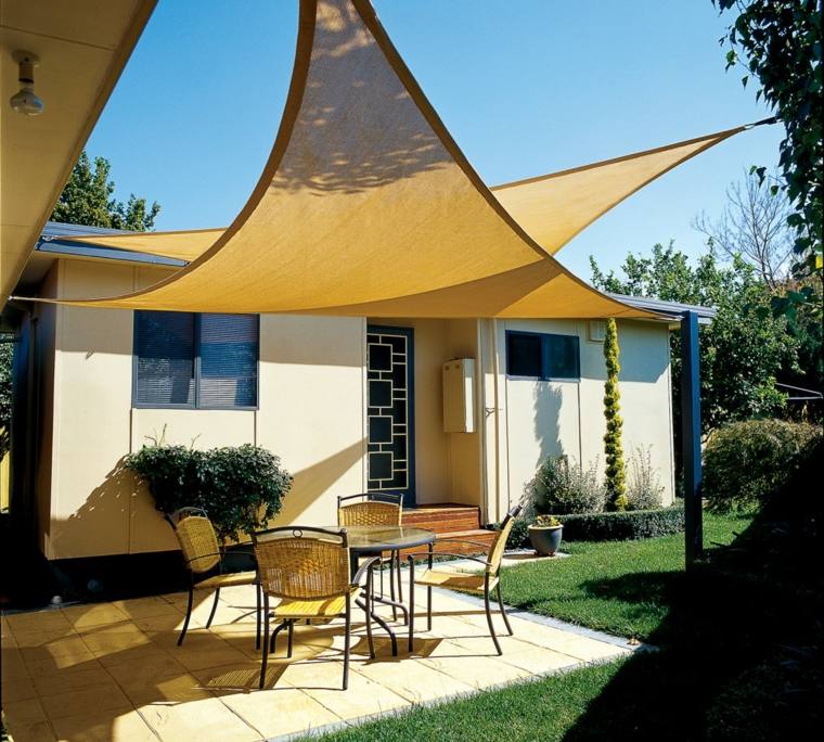 pergolas canvas shading landscaping garden and terrace