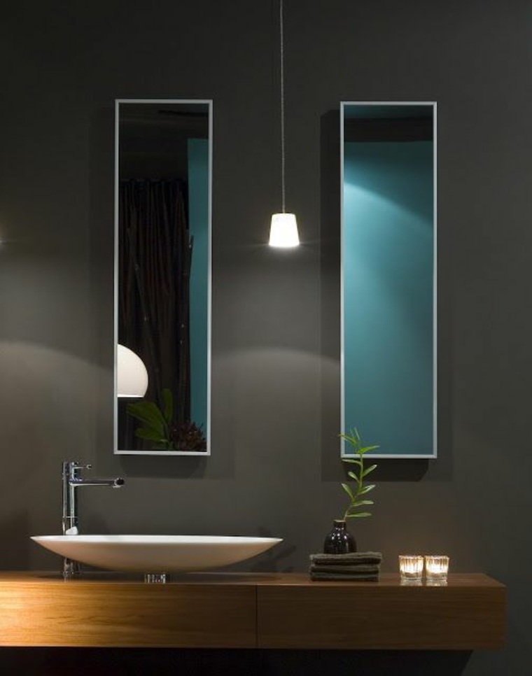toilet decoration idea mirror design