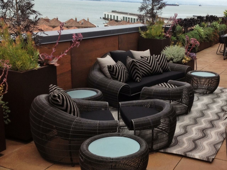 roof terrace furniture design