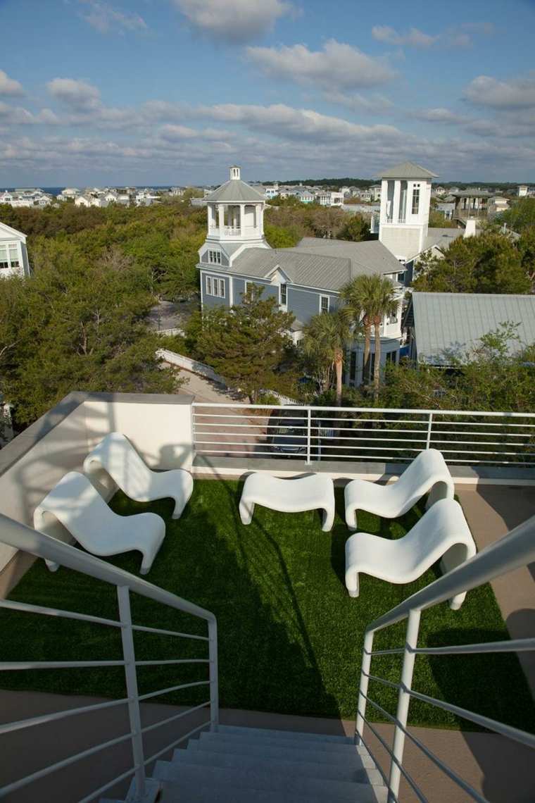 small design roof terrace