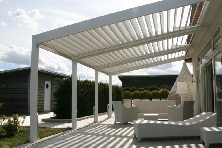 bioclimatic garden arbor construction france