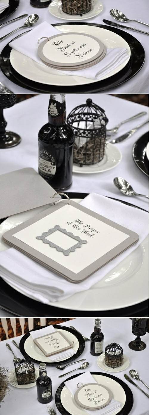 toussaint deco wedding arrangement black plate