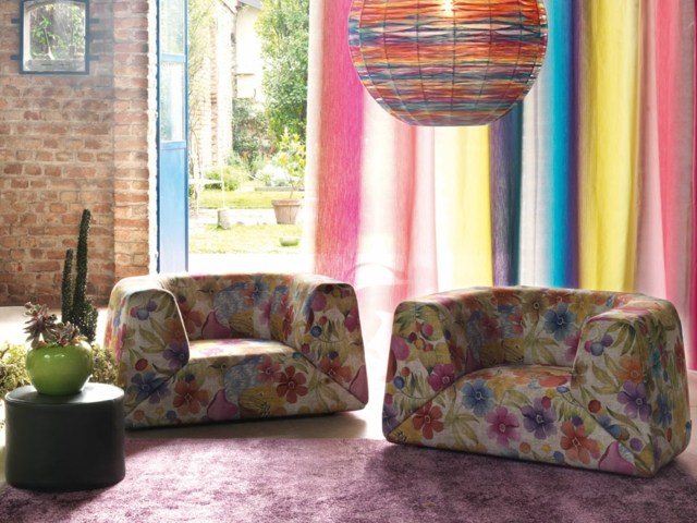 Colorful design by Missoni Home floral motifs