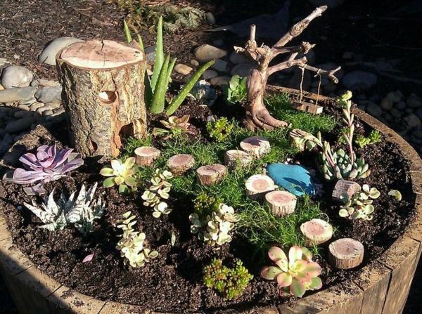 tree trunk with flowers