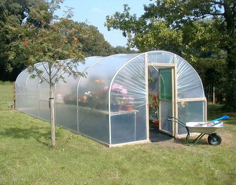 tunnels with plastic wood