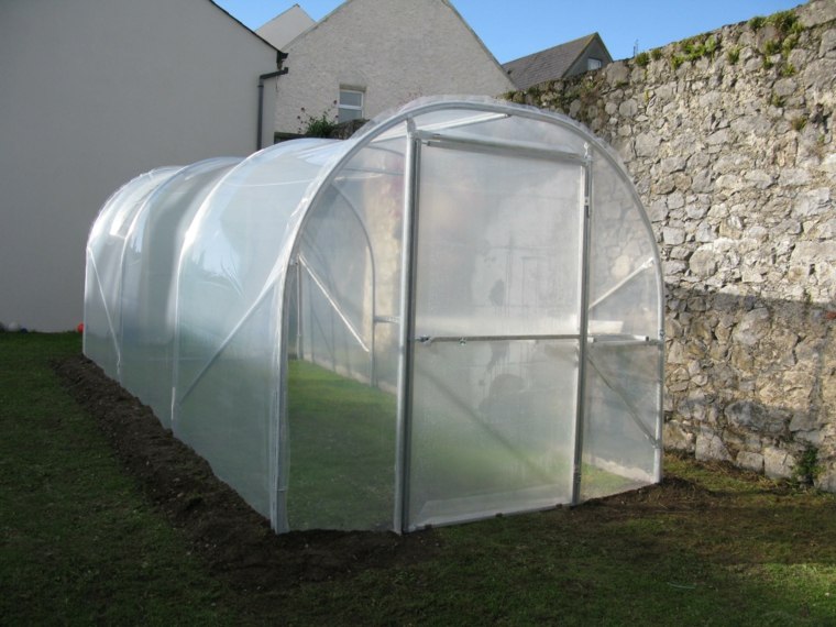 plastic garden tunnel