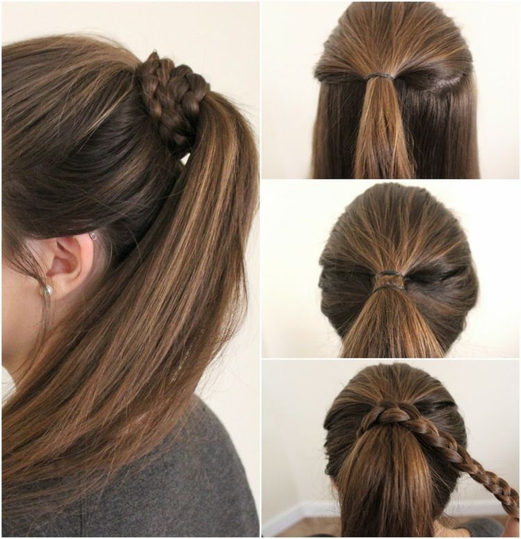 fast simple hairstyle