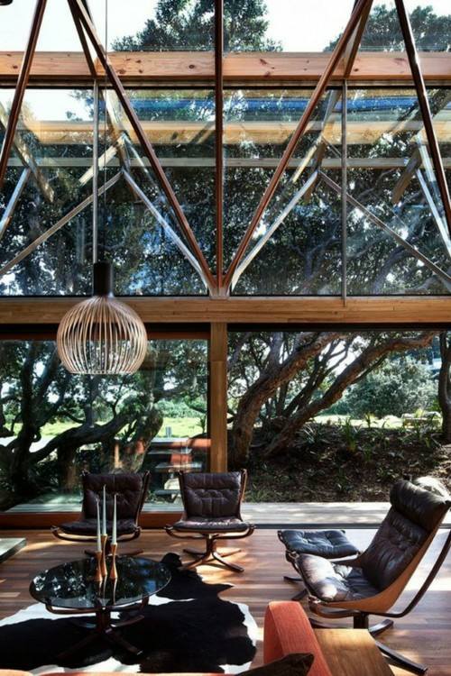ultra modern glass conservatory