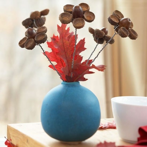 autumn deco vase