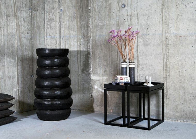 sort vase design ide træ design sort sofabord