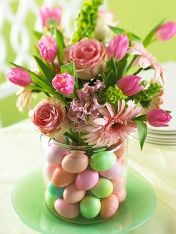 deco egg flower vase